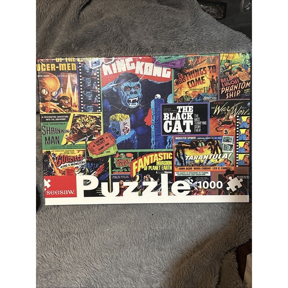 Seesaw Thriller Movie Classics 1000 Piece Jigsaw Puzzle New Sealed